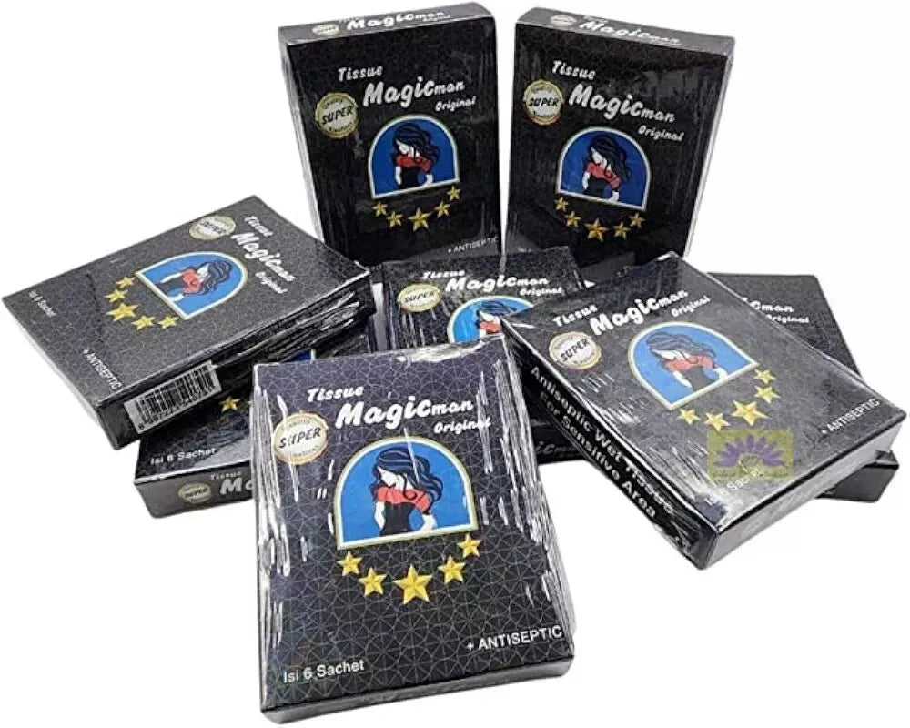 1 BOX Super Magic Power SEX Wet Tissue NO MORE Premature Ejaculation Longer SEX